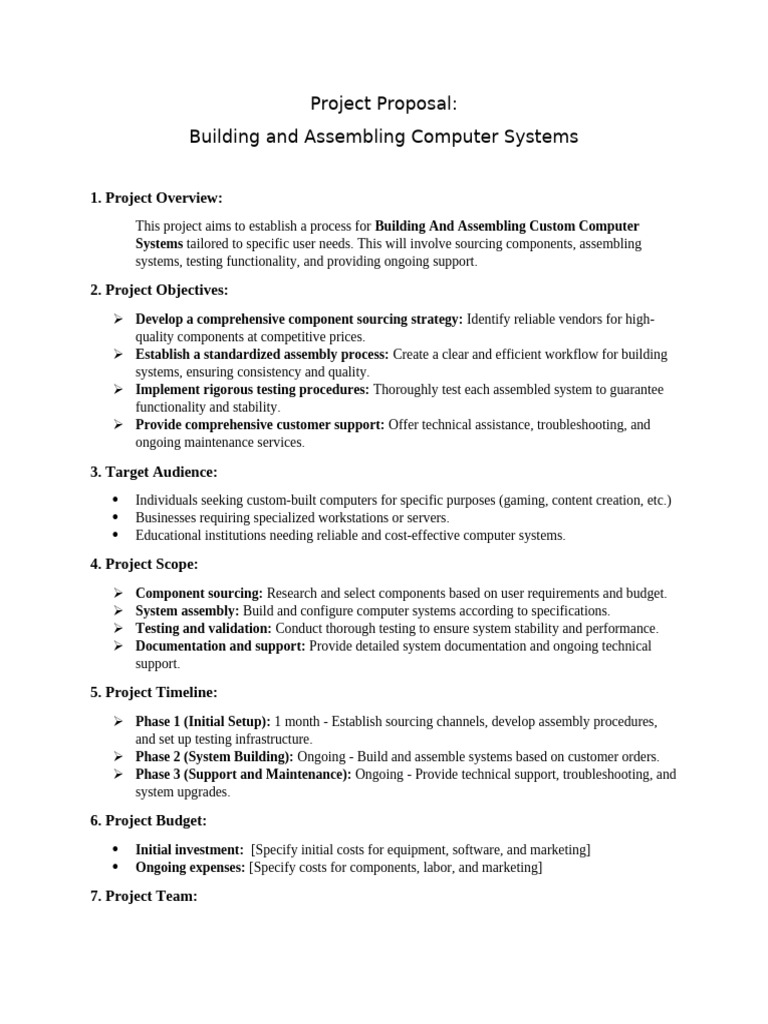 Building and Assembling A Computer System | PDF | Performance Indicator ...