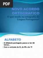 ACORDO ORTOGRAFICO - MUDANCAS