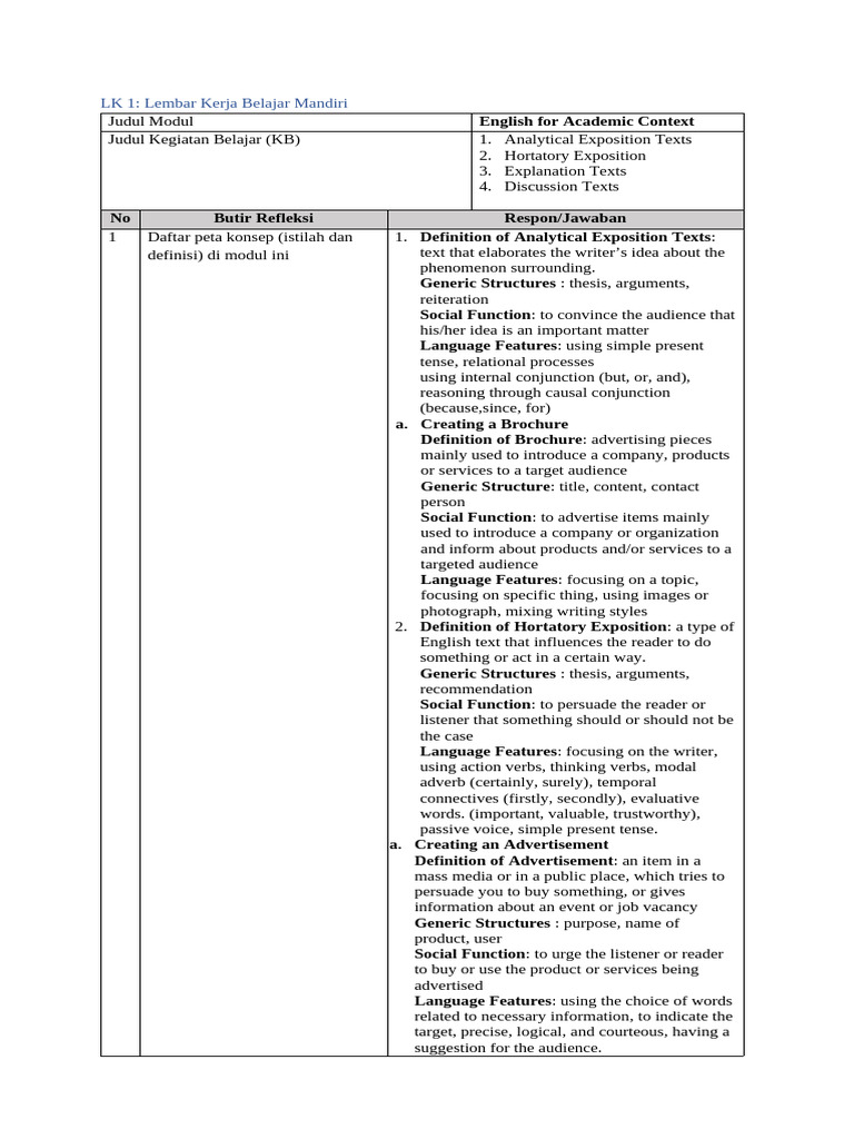 English for Academic Context Guide | PDF | Grammatical Tense | Human ...