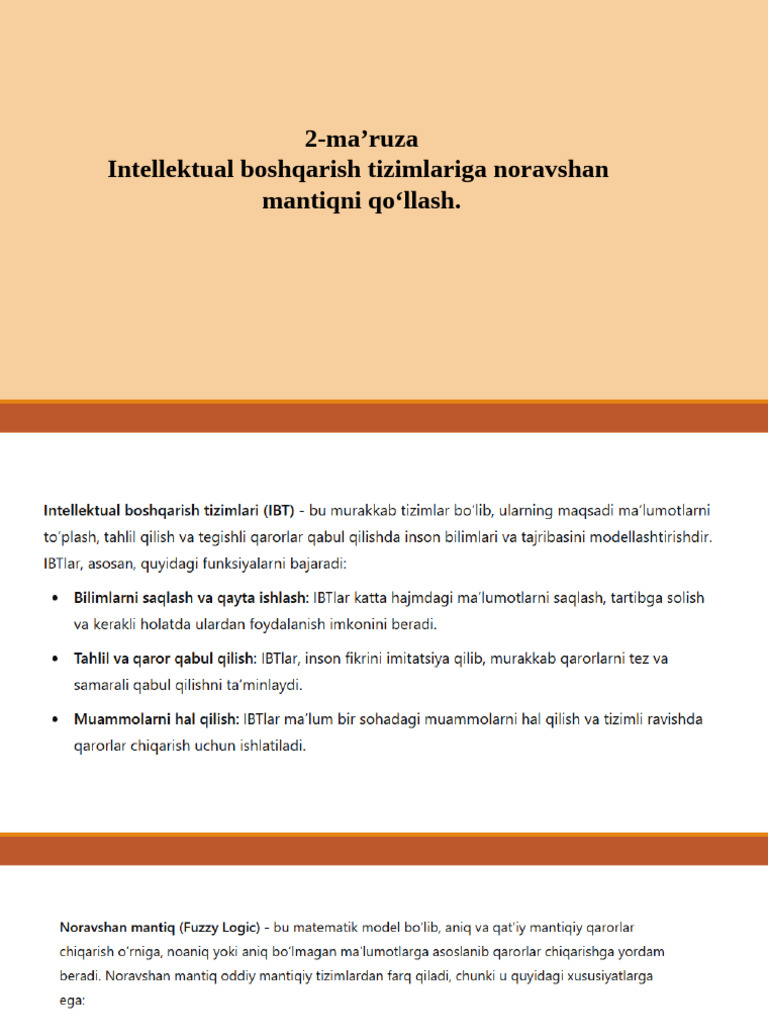 2-Ma'ruza IBN | PDF