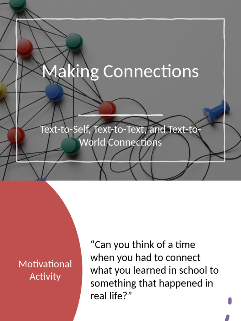 Making Text Connections for Learning | PDF | Cognition