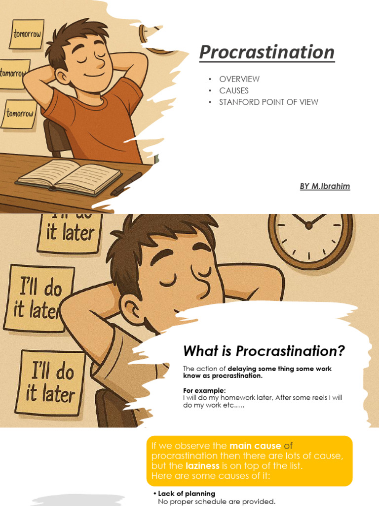 Procrastination by M.ibrahim | PDF