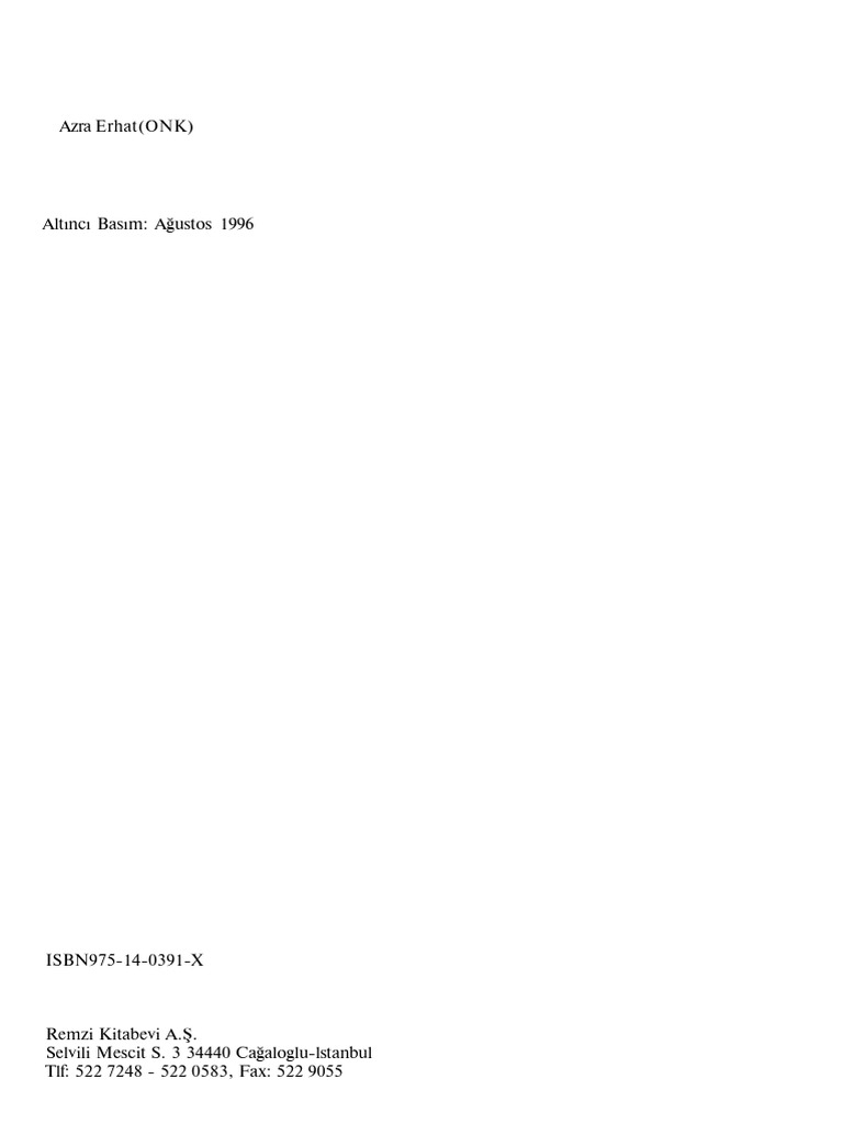Azra Erhat Giriş | PDF