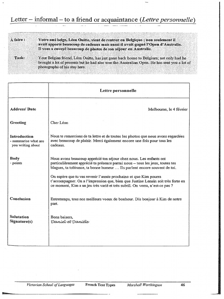 Text Types in French | PDF