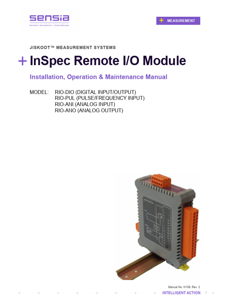 InSpec Remote I/O Module Manual | PDF | Usb | Programmable Logic Controller