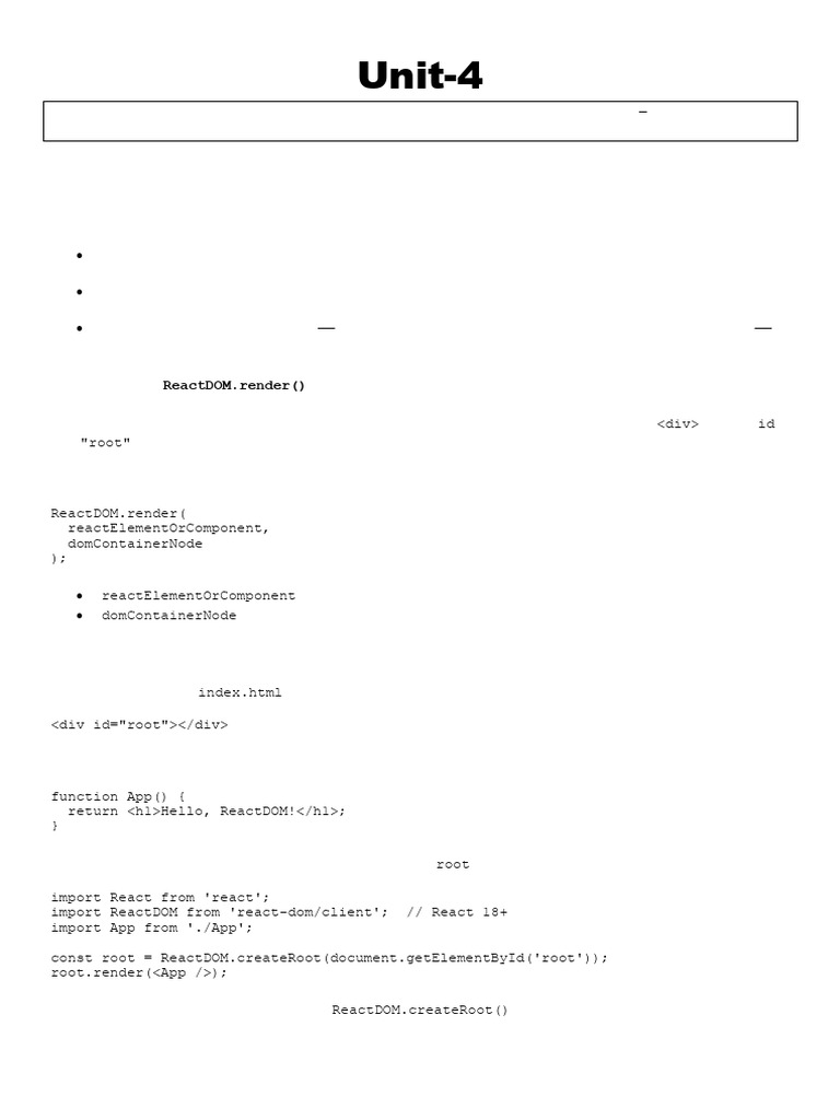 Unit_4_FSD | PDF | Document Object Model | Java Script