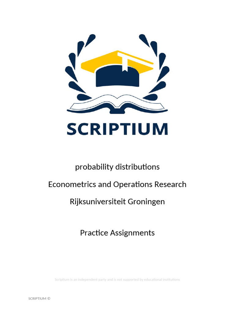 Probability Distributions - Summary English | PDF | Probability ...