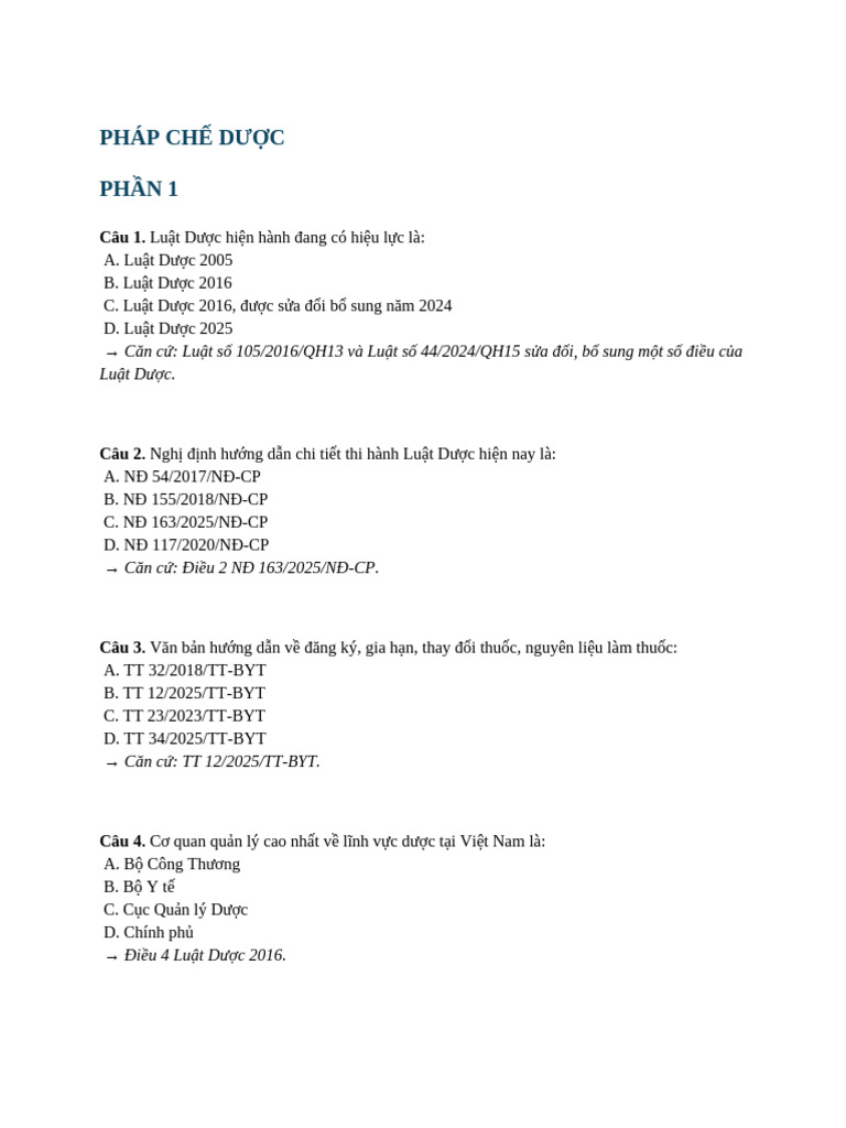Ôn PCD | PDF