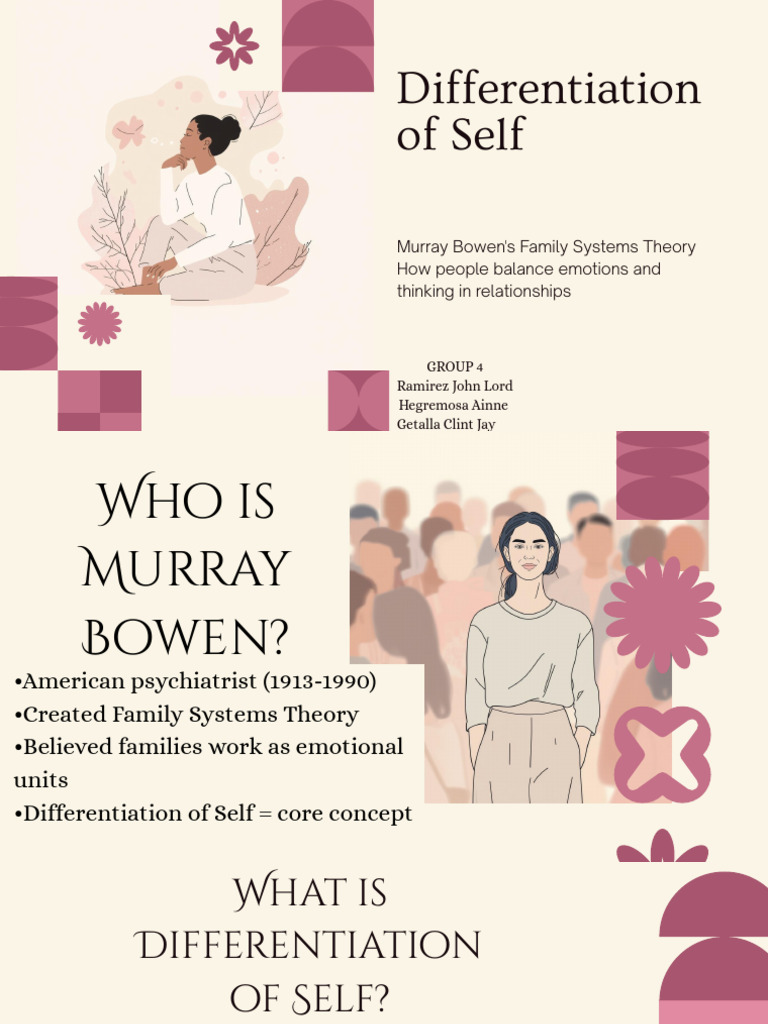 Bowen's Differentiation of Self Explained | PDF