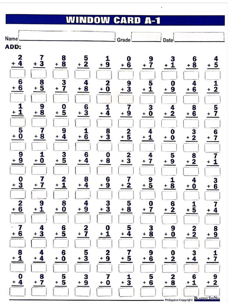 Window Card A1 | PDF