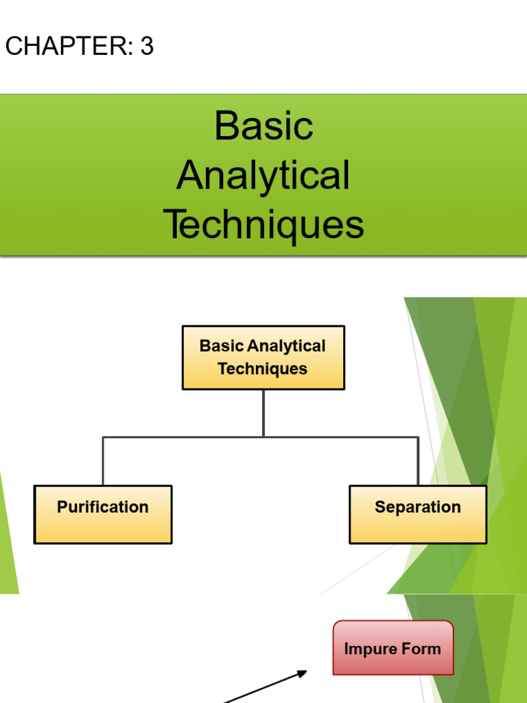 Overview of Analytical Separation Techniques | PDF | Distillation ...