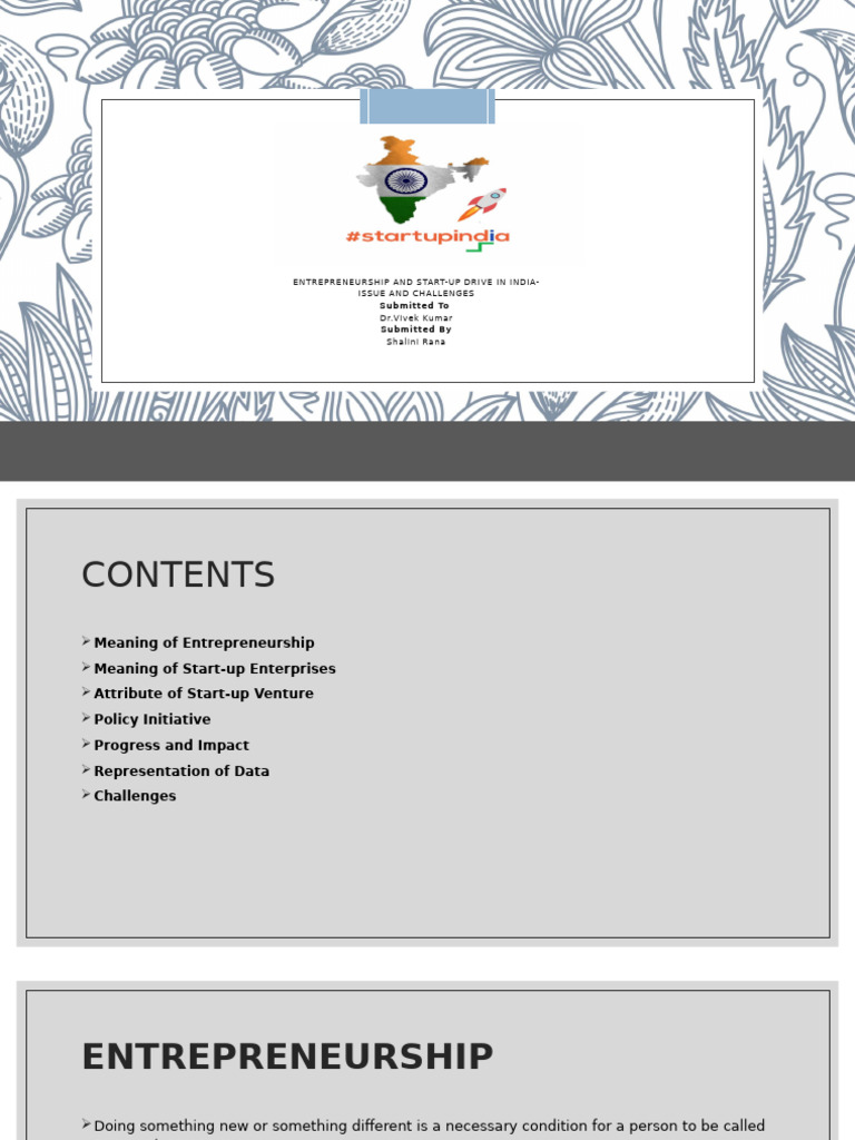 Challenges of Startups in India | PDF | Startup Company | Small ...