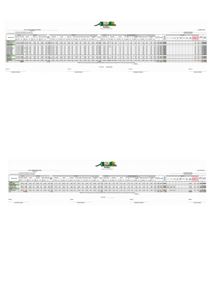 Payroll | PDF