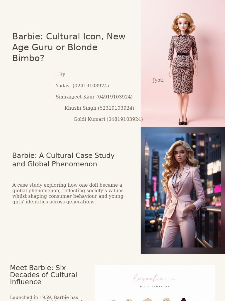 Barbie Case Study | PDF | Barbie | Beauty