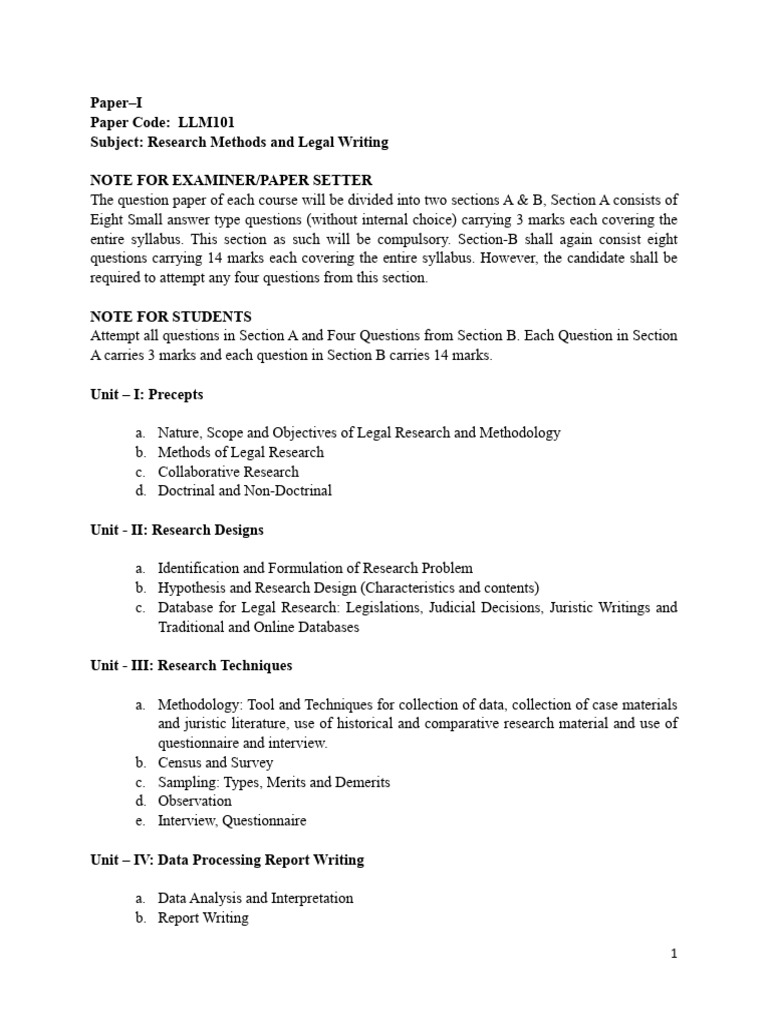 Open GU LL.M Syllabus 2020-21 | PDF | Taxes | Crimes