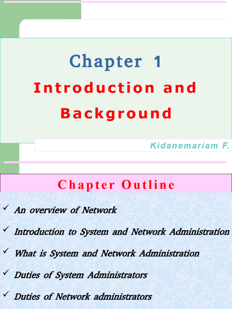 Introduction to Network Administration | PDF | Ieee 802.11 | Computer ...