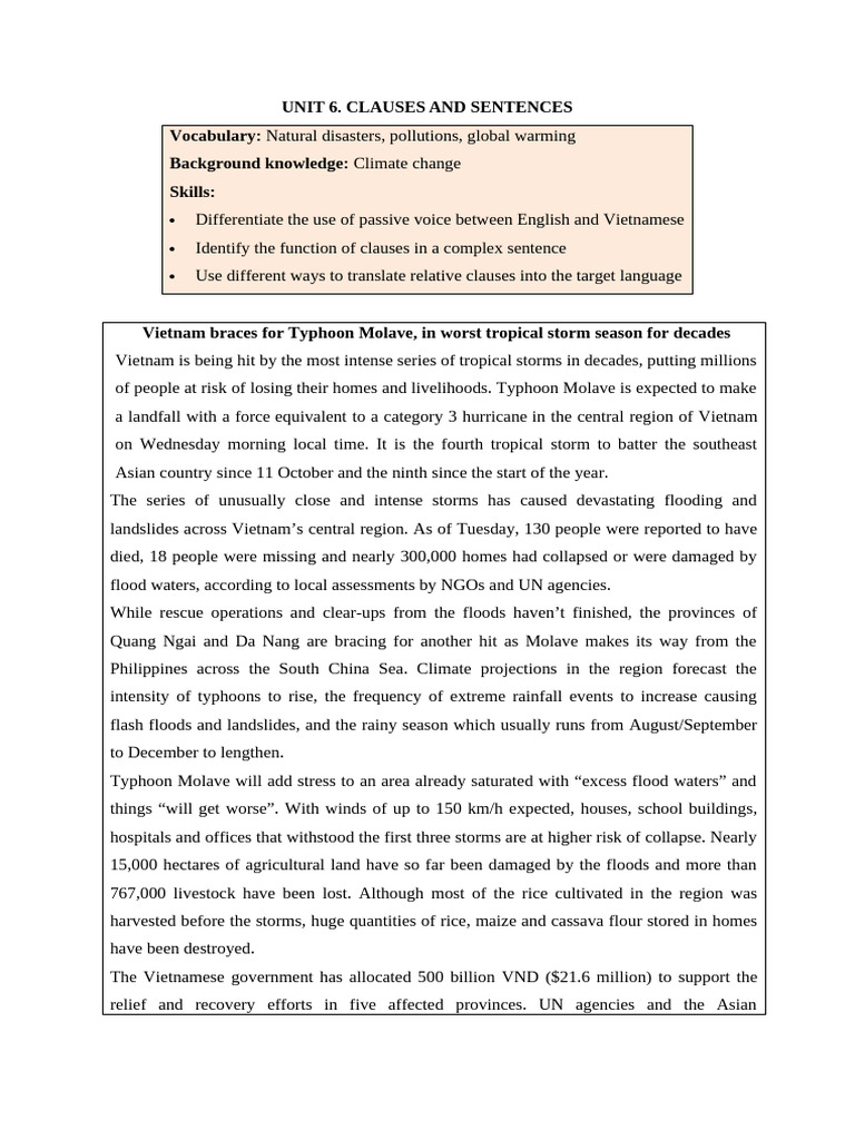 Unit 6 | PDF