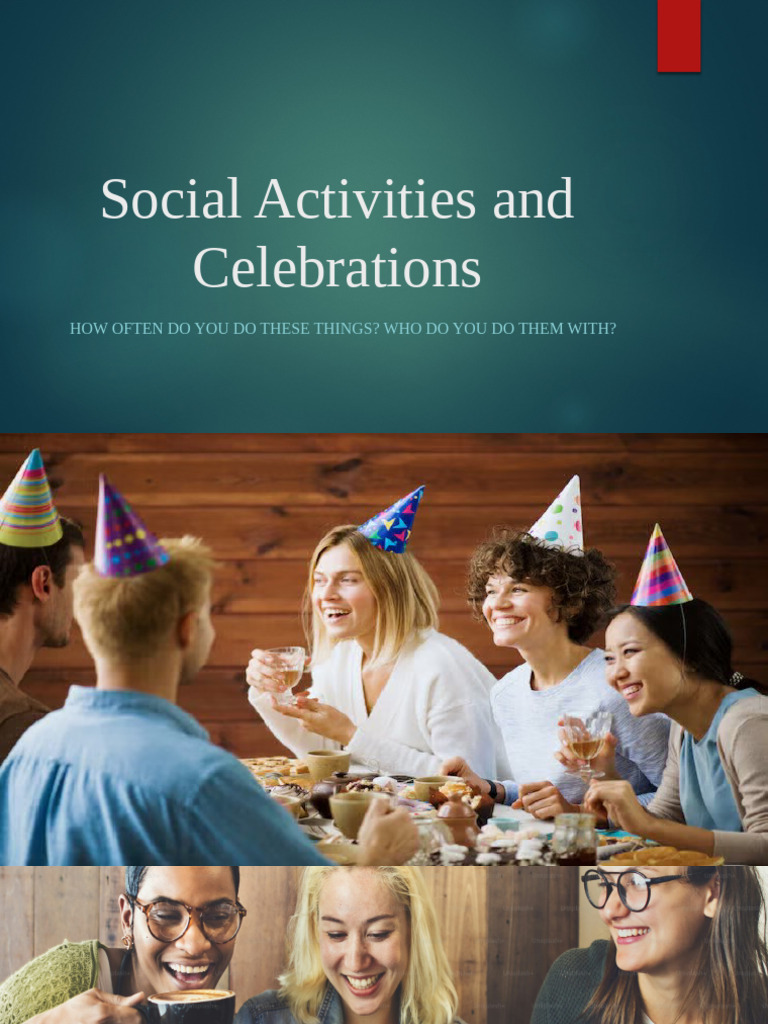 Social Activities and Celebrations Guide | PDF