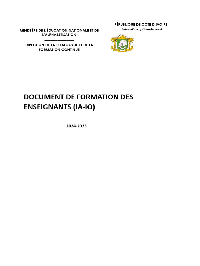 Formation des Enseignants en Lecture-Ecriture | PDF | Apprentissage ...