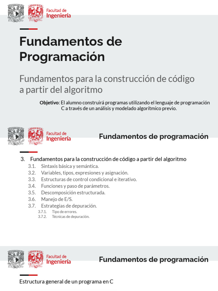 Fundamentos de Programación en C | PDF | Lenguaje de programación | C ...