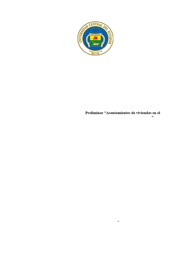 Diagnóstico de Asentamientos en Solanda | PDF | Suelo | Agua