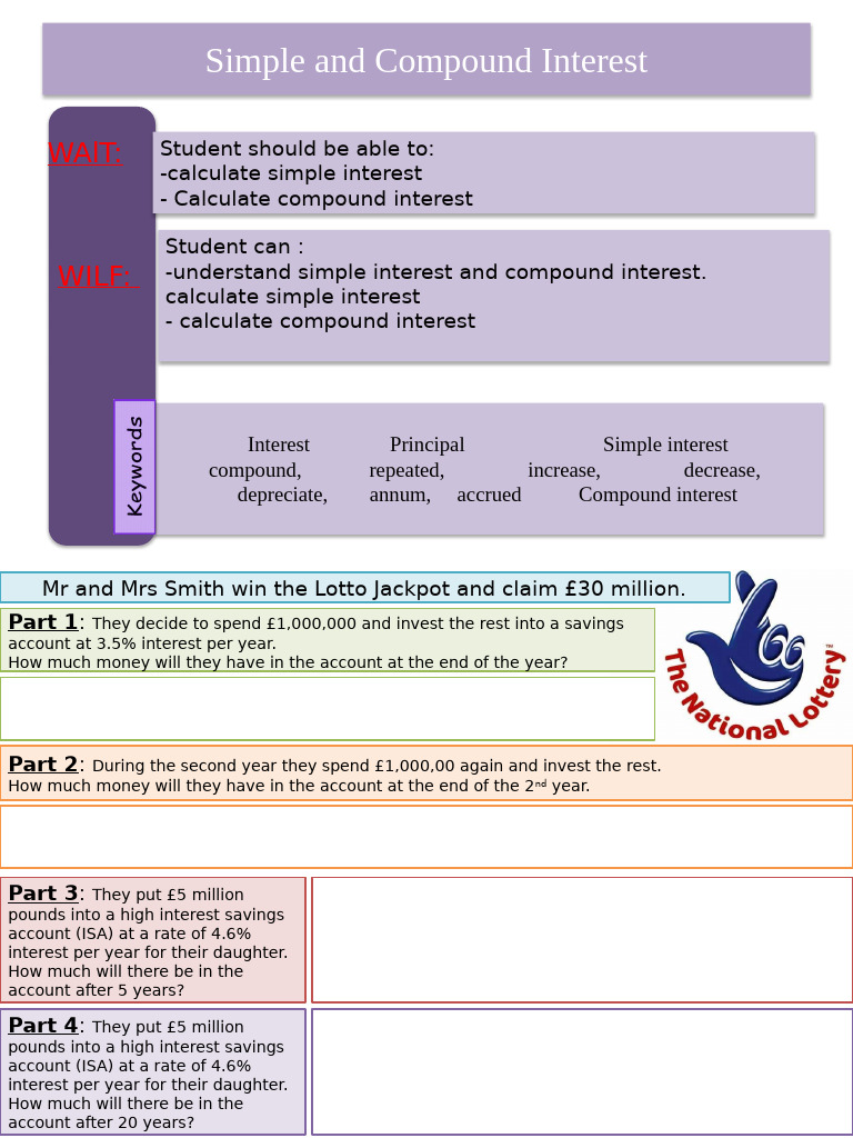 Simple and Compound Interest | PDF | Interest | Compound Interest