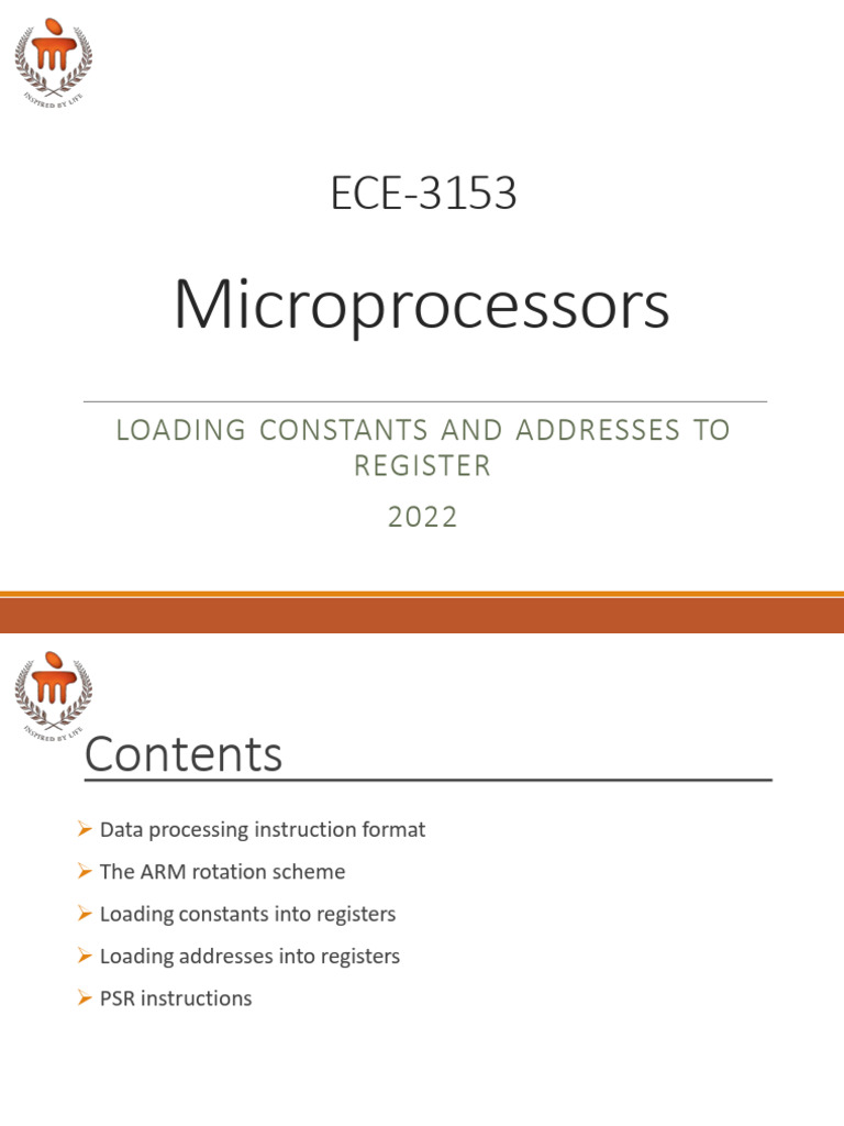 ARM Register Loading Techniques | PDF | Assembly Language | Integrated ...