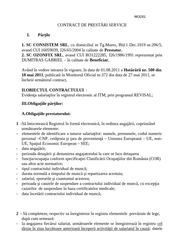 Contract Revisal! | PDF
