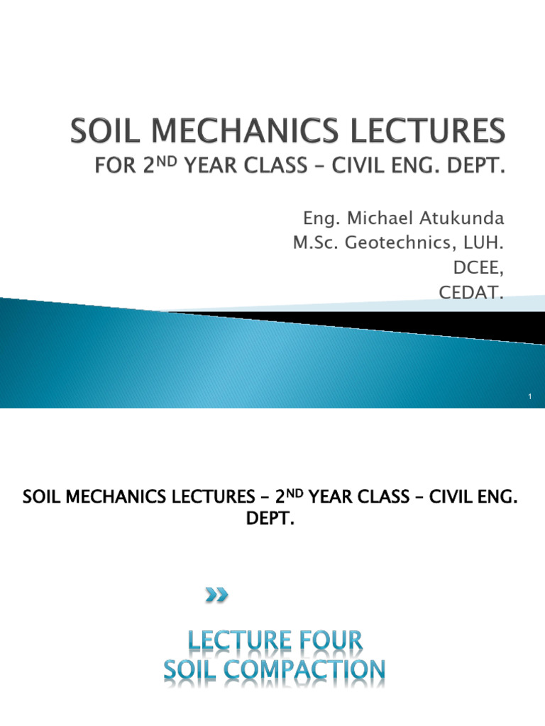 Soil Compaction Techniques and Tests | PDF | Density | Natural Materials
