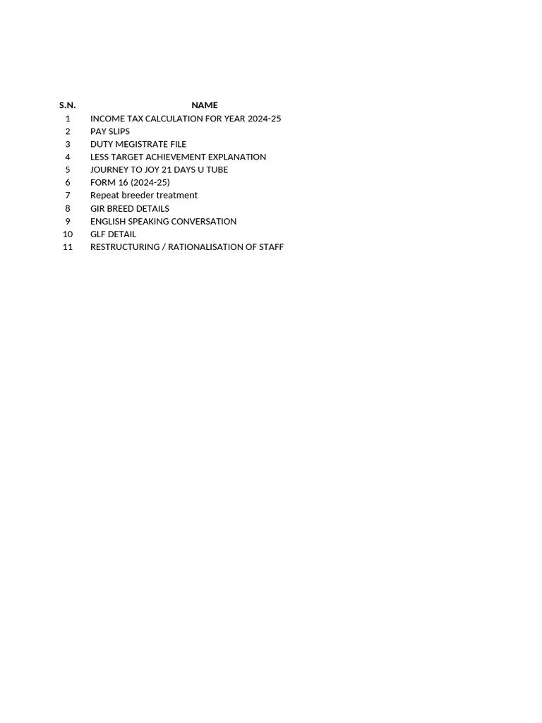 Storage Index | PDF