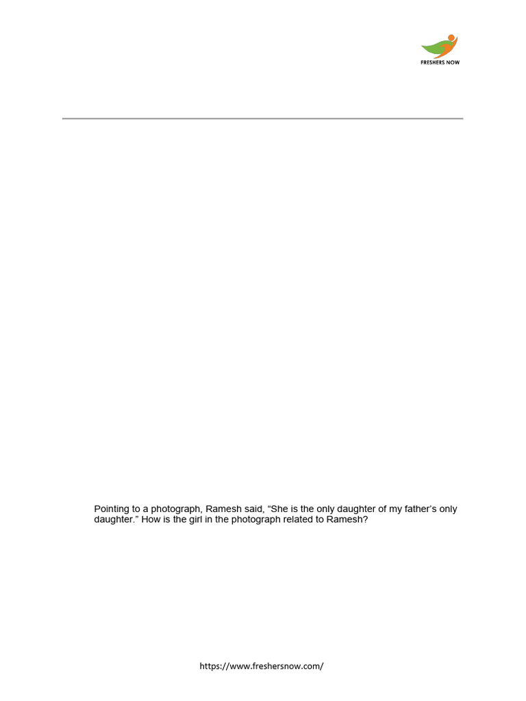 Logical Reasoning Placement Paper | PDF | Chess Theory | Chess