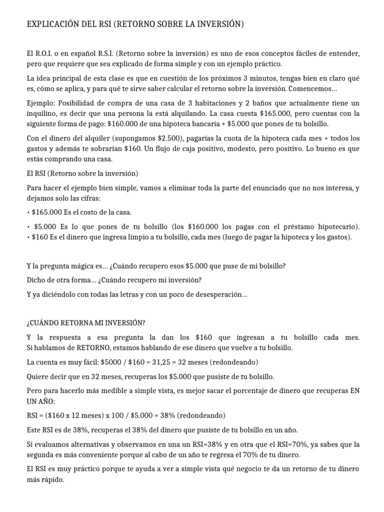 Rsi | PDF
