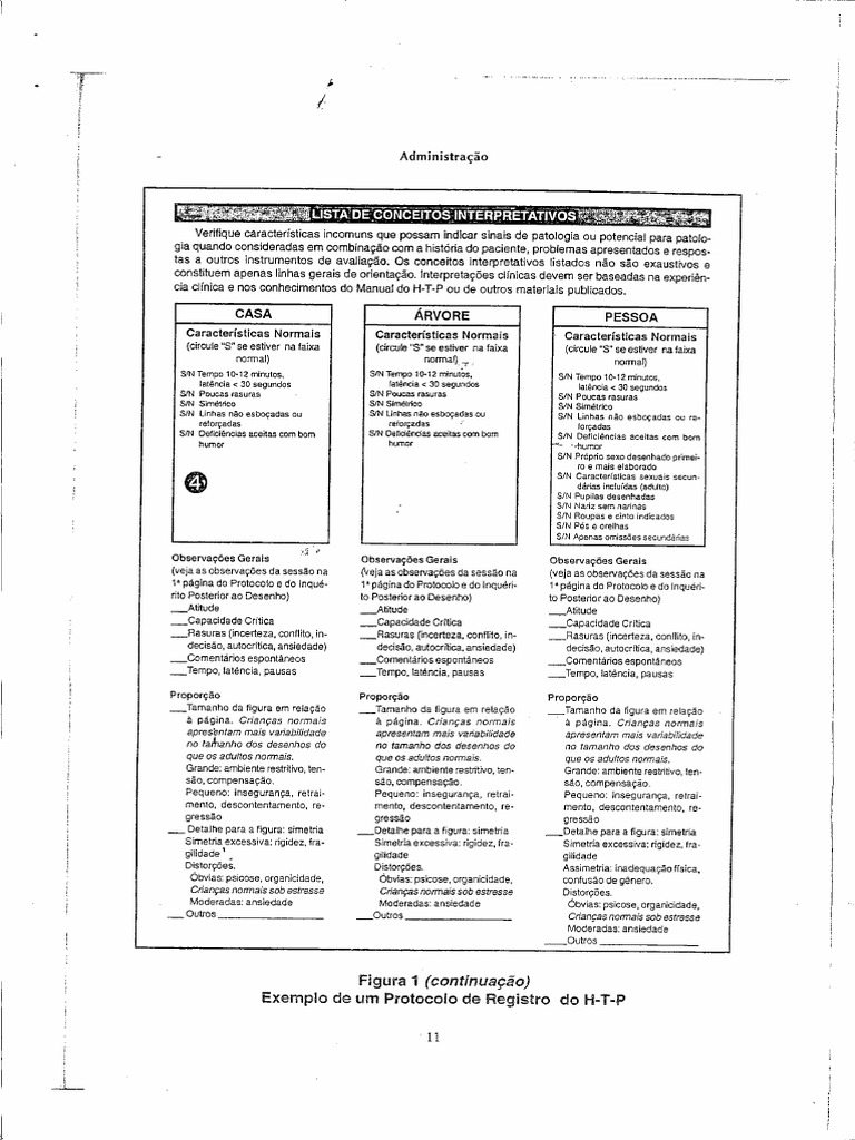 Interpretação de Desenhos H-T-P | PDF | Especialidades médicas ...