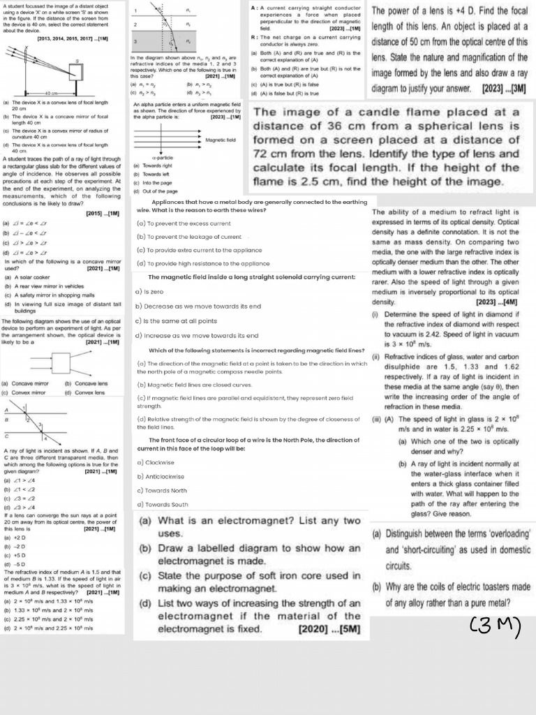 Physics Test Paper 231229 224421 | PDF