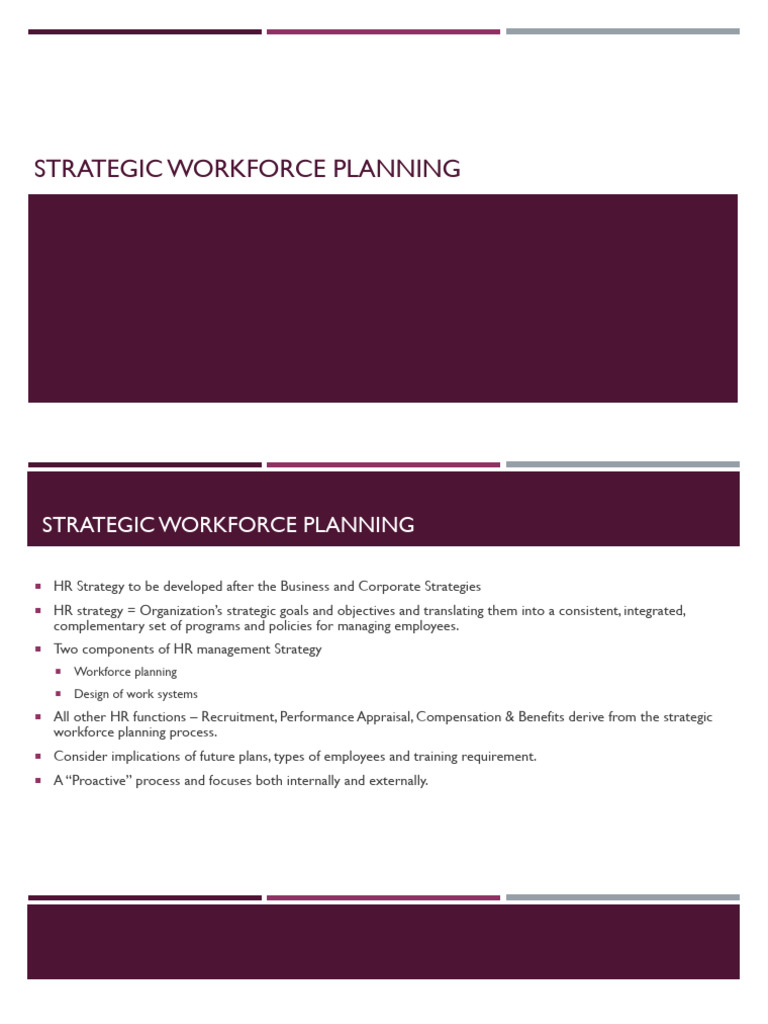 Strategic Workforce Planning Guide | PDF | Mentorship | Human Resource ...