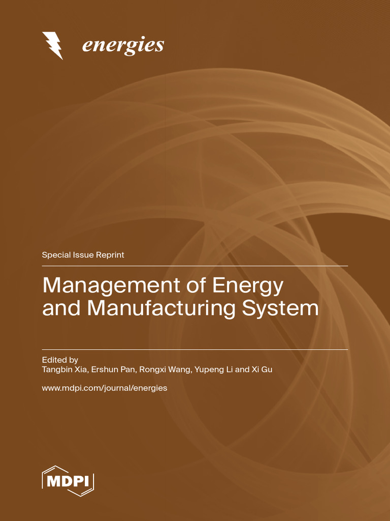 Energy Management in Manufacturing Systems | PDF