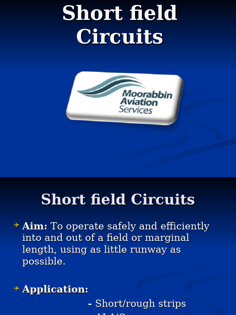 Short Field Takeoff and Landing Techniques | PDF | Takeoff | Flap ...