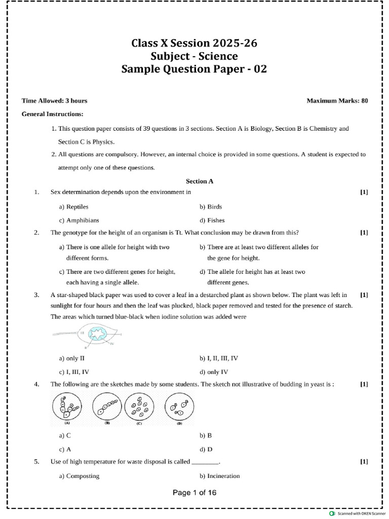 X Science (2026) SP-2 | PDF