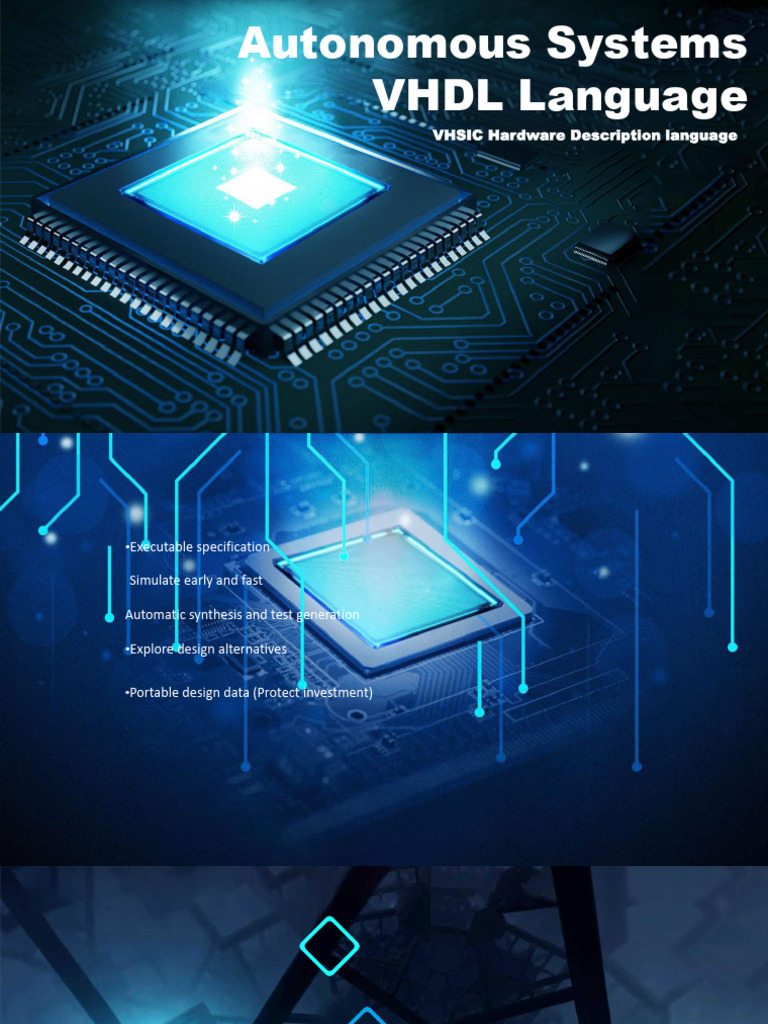 Autonomous System VHDL v2 | PDF | Vhdl | Field Programmable Gate Array