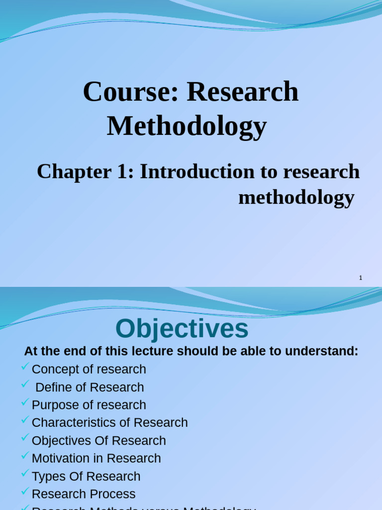 Research Methodology Overview | PDF | Methodology | Statistics