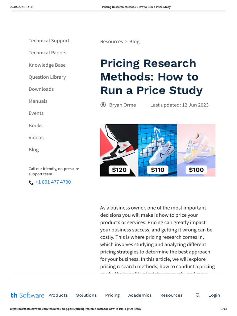 Session 13-14 - Pricing Research Methods - How To Run A Price Study ...