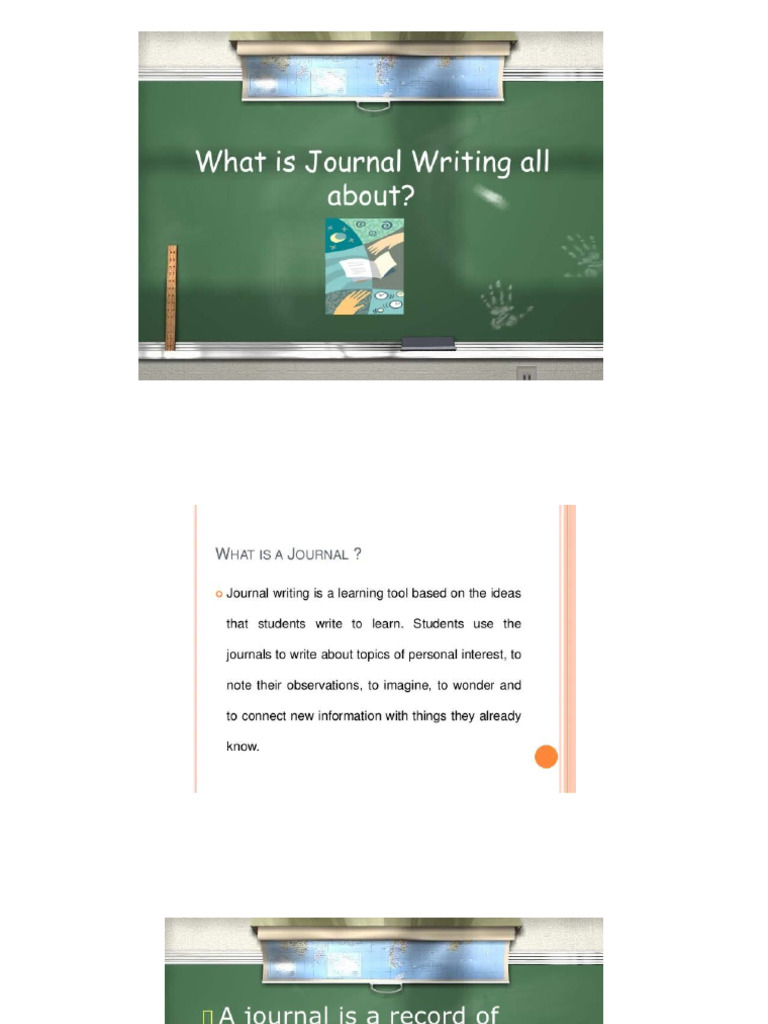 Journal Writing | PDF