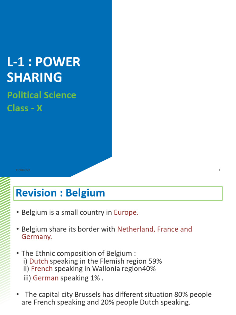 Power Sharing in Belgium and Sri Lanka | PDF | Sri Lanka | Belgium