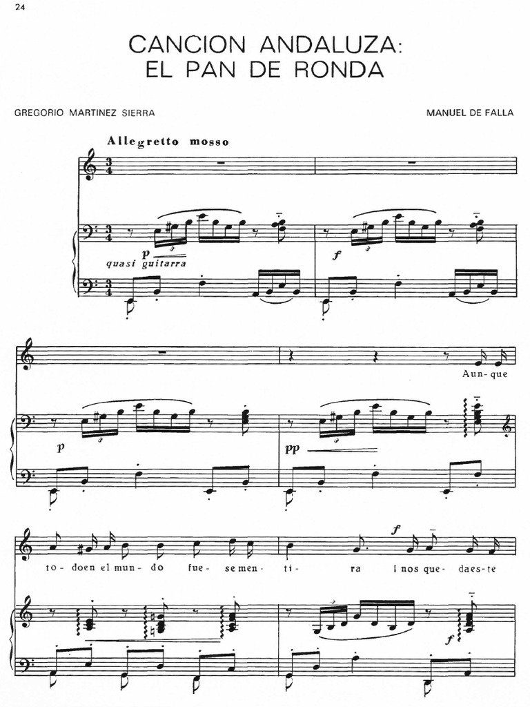 Falla - El Pan de Ronda 2 | PDF