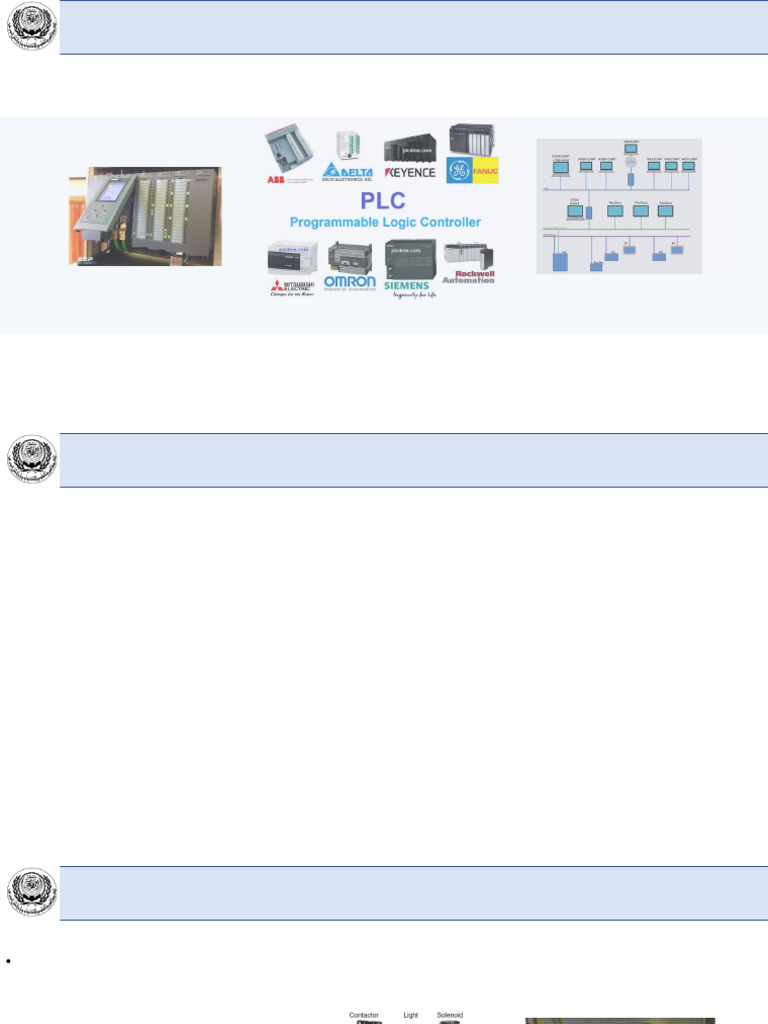 Introduction to Programmable Logic Controllers | PDF | Programmable ...