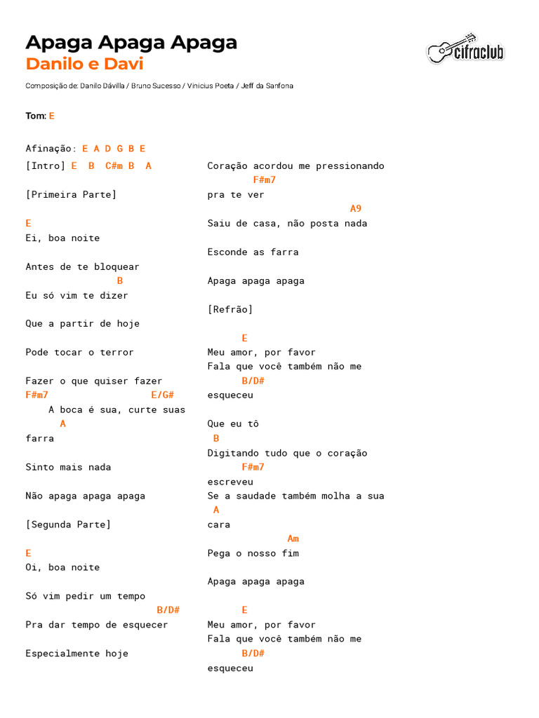 Cifras da Música 
