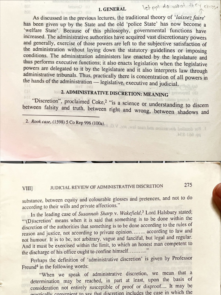 Administrative Discretion | PDF