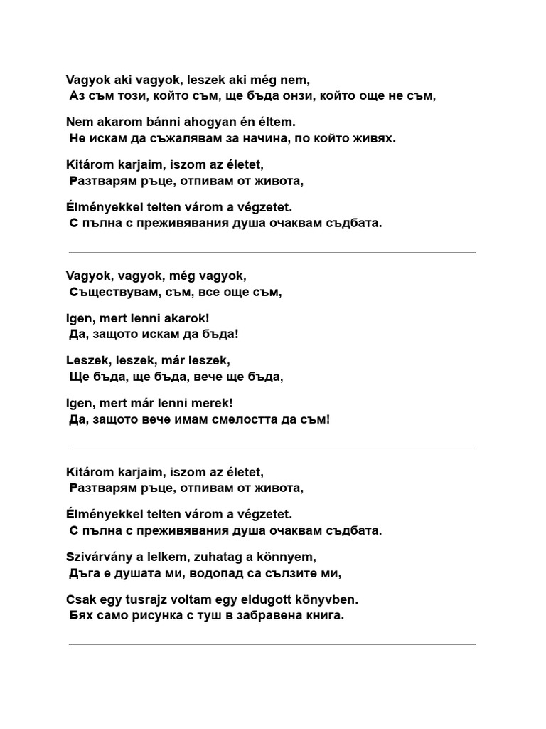 Vagyok Aki Vagyok | PDF