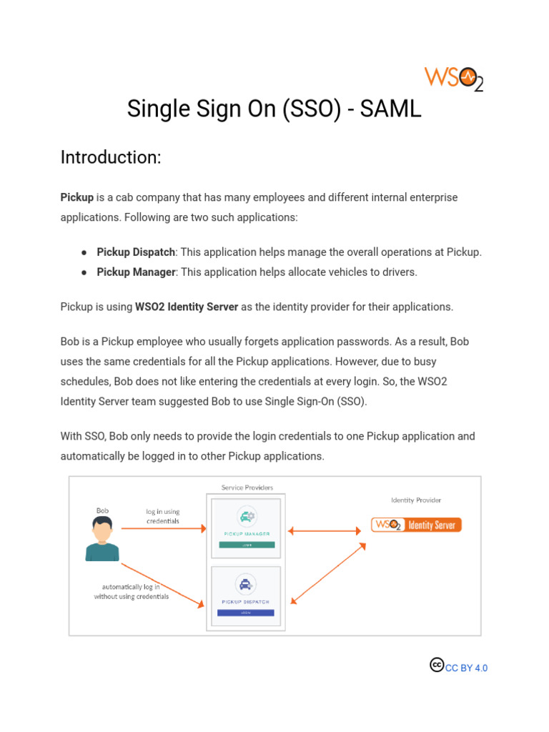 SSO Configuration with SAML for Pickup | PDF | Computing | Access Control