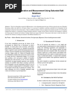 Humidity Control with Saturated Salt Solutions | PDF | Humidity ...